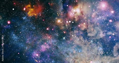 Stars and far galaxies. Wallpaper background. Sci-fi space wallpaper ...