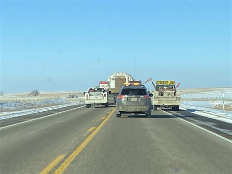 North Dakota Highway Patrol on Twitter: "The turbine will be making the ...