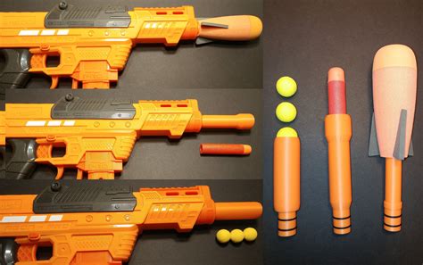 For Aeon Pro Blaster - Triple Threat! Rival, Mega, & Missile Adapter Barrels Adventure Force ...