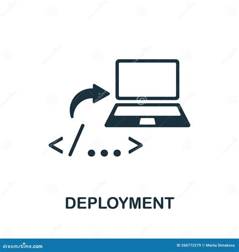 Deployment Icon. Monochrome Simple Business Intelligence Icon For Templates, Web Design And ...