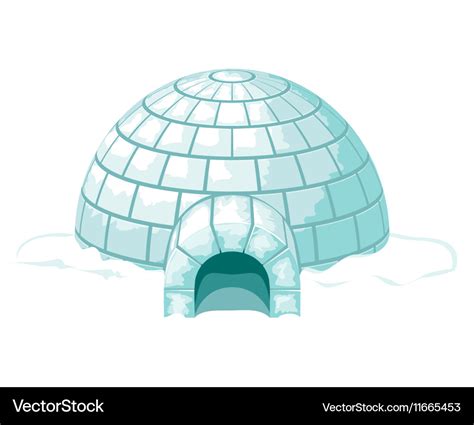 Igloo House Cartoon