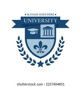 University College School Badge Logo Design Stock Vector (Royalty Free) 2257404851 | Shutterstock