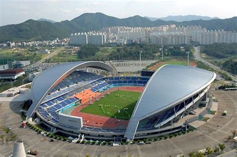 SOUTH KOREA - K League Stadiums - | Stadium architecture, Stadium, Stadium design