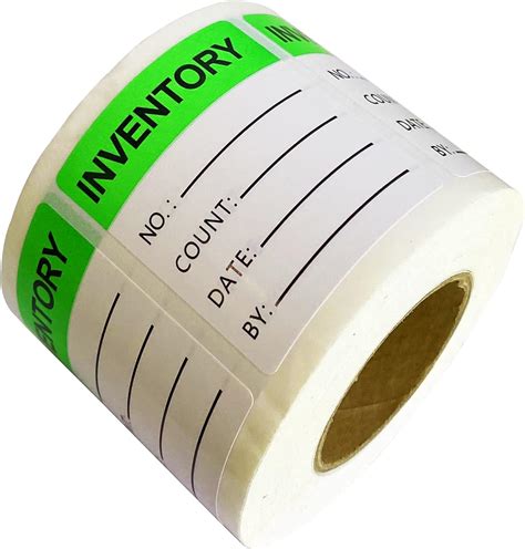 Top label 1.8x2 Inch Inventory Label,Inventory organizer Stickers ...