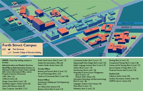 Otago Polytechnic, Dunedin Forth St Campus map | This map is… | Flickr