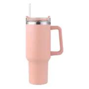 Stainless Steel Vacuum Insulated Tumbler Lid Straws Double - Temu