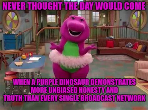 Barney Meme Face