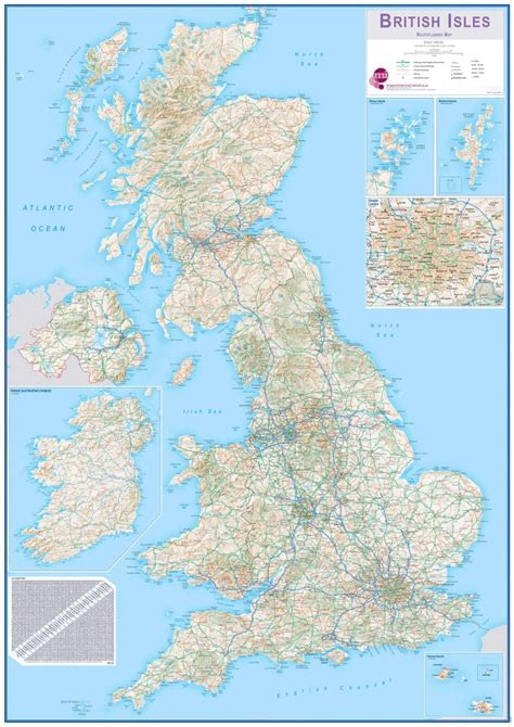 UK & Ireland Roadmap (British Isles) | Range of Sizes & Finishes