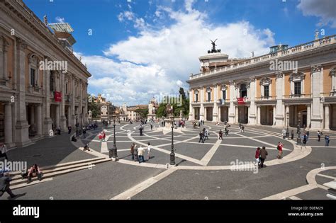 Piazza del campidoglio, rome hi-res stock photography and images - Alamy