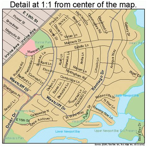 Map Of Newport Beach | Beach Map