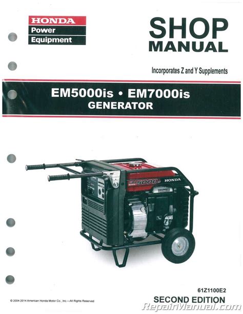 Honda Generator Manuals - Repair Manuals Online