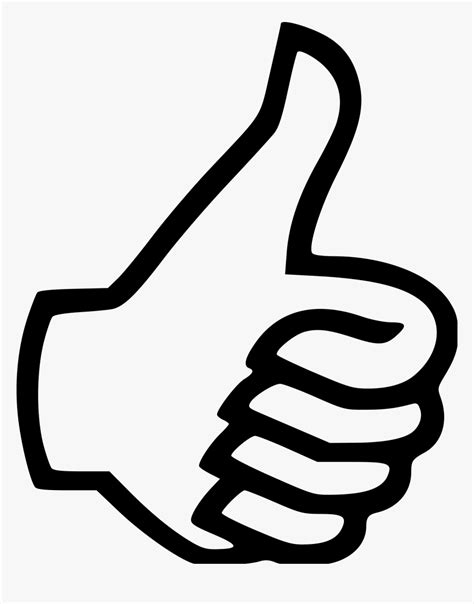 Thumbs Up Icon Left - Transparent Background Thumbs Up Clipart, HD Png ...