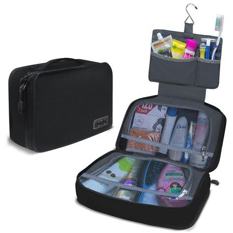 Black Hanging Toiletry Bag Men Women Kid Organizer Case Pocket Cosmetic ...