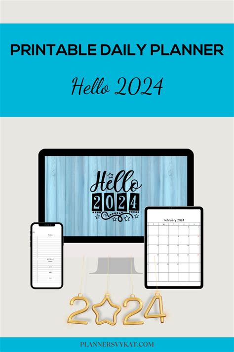 2024 Printable Dailly Planner Cute Daily Planner, Daily Planner Pages, Budget Planner Printable ...