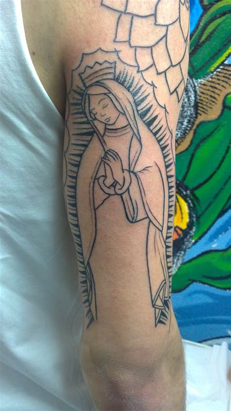 baleal tattoo: virgen de guadalupe tattoo - tatuaje de la vigen de guadalupe - tatuagem da ...