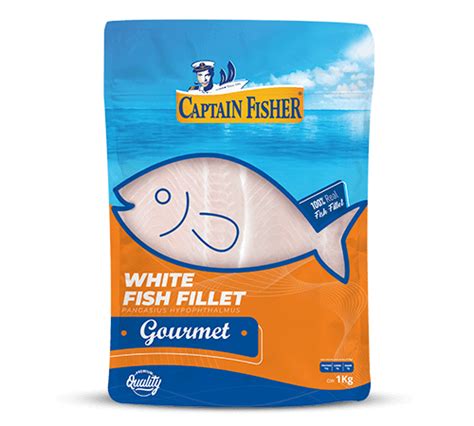 White Fish Fillet - Gourmet 1kg | Captain Fisher | Taste Of The Sea