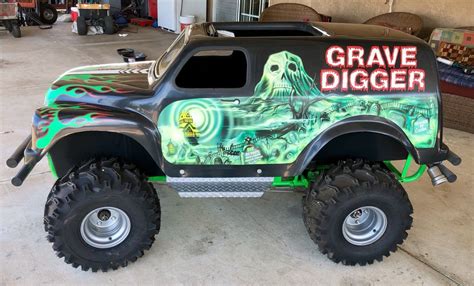 NEW Grave Digger Go-kart Monster truck (Vintage Extremely rare) | eBay ...