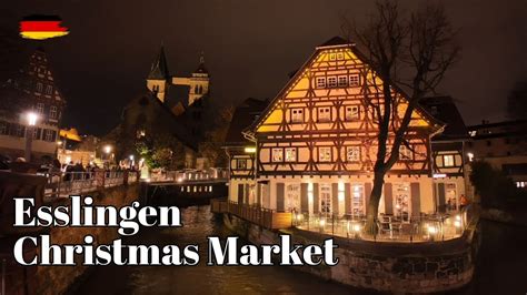 🇩🇪 Esslingen am Neckar, Germany 🎄 Walking tour in the Medieval- & Christmas market 2023 - YouTube