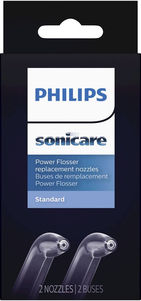 Best Buy: Philips Sonicare Power Flosser Standard Tips (F1), 2pk, White ...