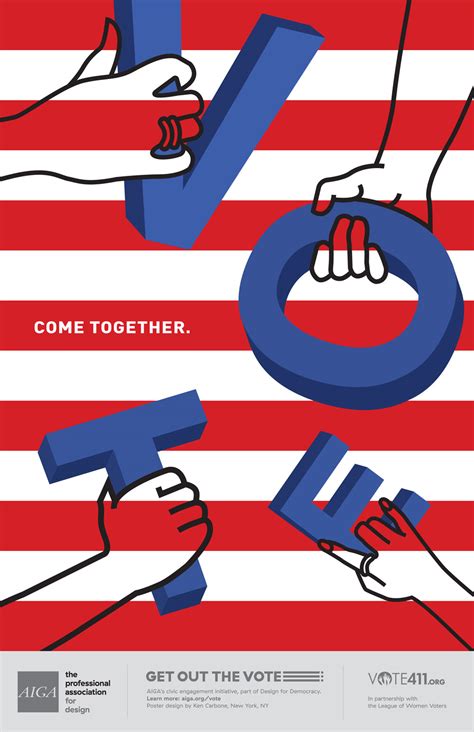 AIGA Get Out The Vote poster campaign looks to activate U.S. voters ...