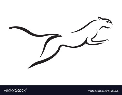 Puma logo design Royalty Free Vector Image - VectorStock