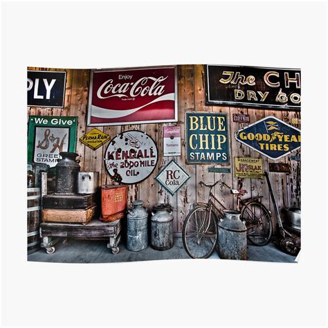 "Vintage Americana" Poster by 1speedjoe | Redbubble