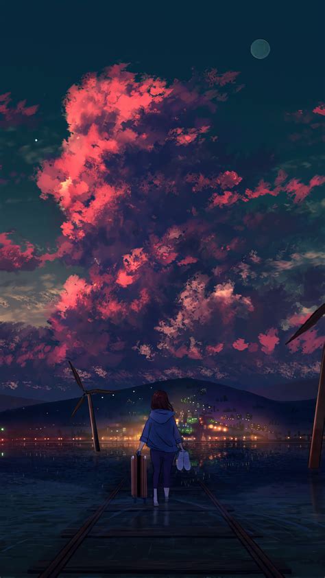 🔥 Download Anime Girl Silhouette City Sunset Scenery Wallpaper 4k HD Pc 6290f by @psparks ...