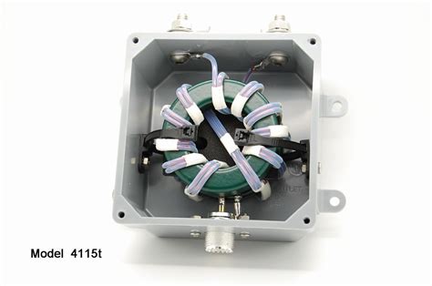 Model 4115 - Dual Core 4:1 Current Balun 5kW 1 - 54 MHz - Balun Designs