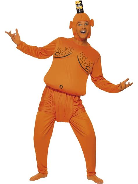 Men's Orange Tango Man Fancy Dress Costume 90s TV Licensed Stag Funny Outfit | eBay