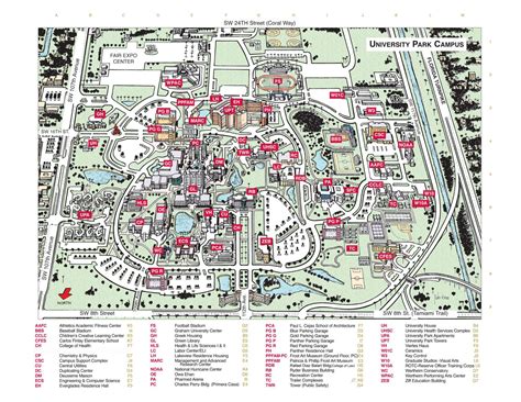 Florida International University Campus Map - Florida International ...