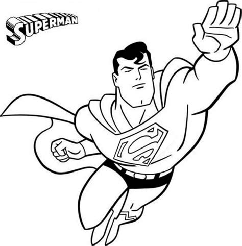 Get This Printable Superman Coloring Pages 16529