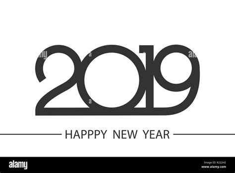 Happy New Year 2019 background. Greeting card, flyers, invitation, posters brochure banners ...
