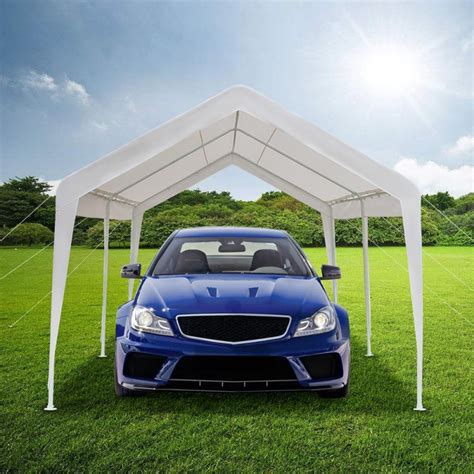 Zimtown 20'x10' Carport Car Shelter Canopy Heavy Duty Portable Garage ...