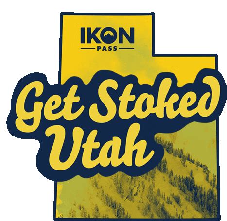 Utah Ikon Pass Sticker - Utah Ikon Pass Icon Pass - Discover & Share GIFs