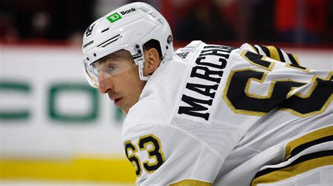 Bruins’ Brad Marchand leaves Game 3 with upper-body injury