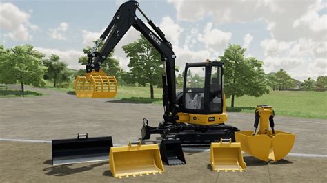 John Deere Machines Tools Pack FS22 - KingMods