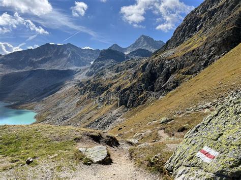 Hiking Trails or Mountaineering Routes of the Silvretta Alps Mountain Range and in the Swiss ...