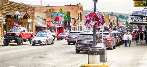 Downtown Red Lodge Photograph by Dieter Lesche - Fine Art America