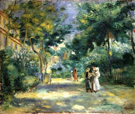 PIERRE-AUGUSTE RENOIR (1841-1919) A Garden in Montmartre, 1899@ (The ...