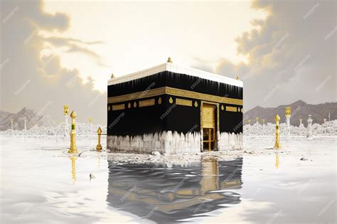 Premium Vector | Journey to Hajj in Mecca