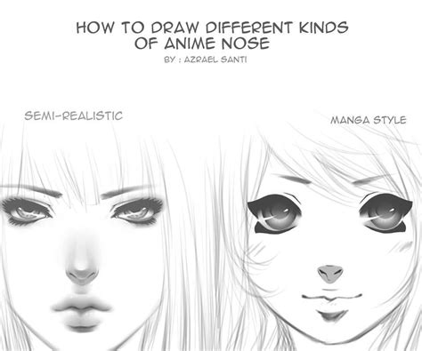 How To Draw Anime Nose - Raven Diy