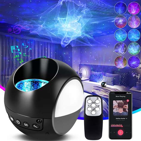 Buy Galaxy Projector,Focasey,Star Projector, Cool 3D Aurora Projector,4 in 1 Multifunctional ...