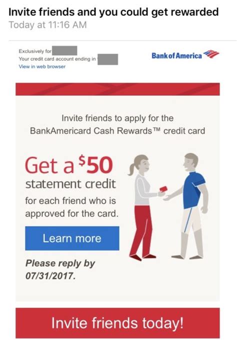 BoA Cash Rewards Credit Card (2017.6 Updated: Now You Can Refer A ...