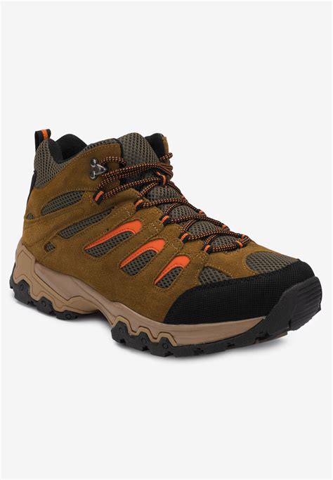 Rugged Lace-up Hiking Boots by Boulder Creek®| Big and Tall Shoes & Accessories | Full Beauty