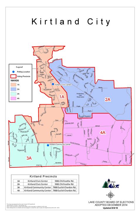 Ward Map - City of Kirtland, OH