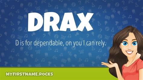 Drax First Name Personality & Popularity