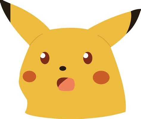 Surprised Pikachu Meme Icon 12749491 Vector Art at Vecteezy