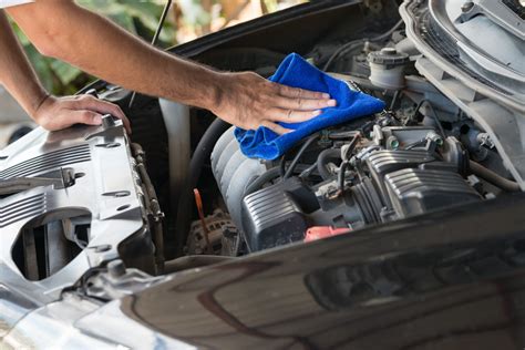 Cleaning A Car Engine