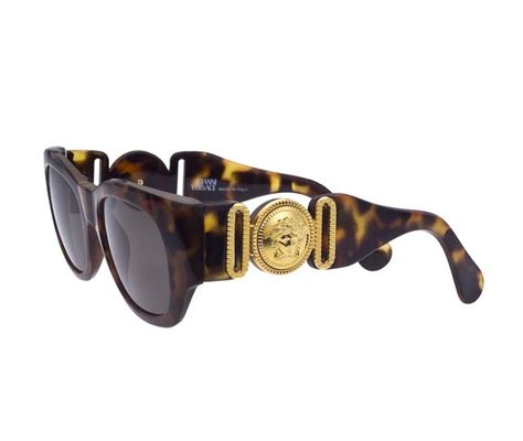 VINTAGE GIANNI VERSACE SUNGLASSES MOD 413/A COL 279 BROWN