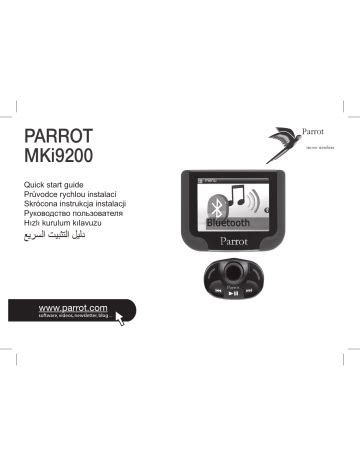 Parrot MKi9100, MKi9200 RU Quick Start Manual | Manualzz